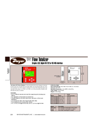Thumbnail of document Data Sheet - GFT2 Flow Totalizer